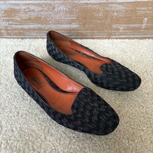 Missoni Glitter Knit Loafers Preppy Career Work Wear Classic Old Money Womens 8